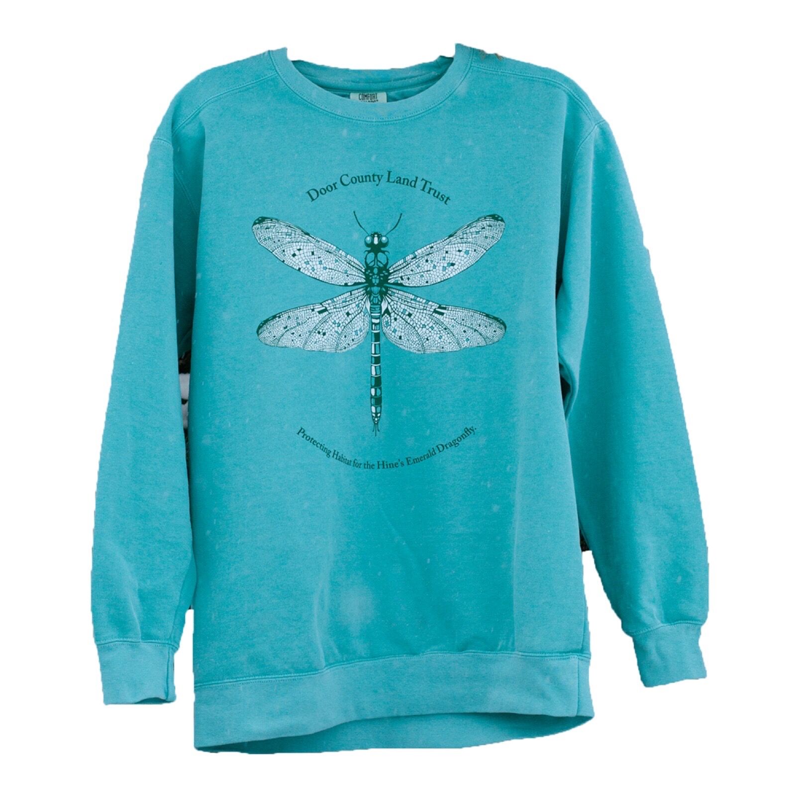 Hine's Emerald Dragonfly Crewneck Sweatshirt